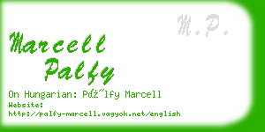 marcell palfy business card